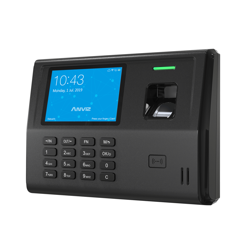 Reloj Marcador Biométrico Anviz EP300 PRO | Control de Asistencia y WiFi