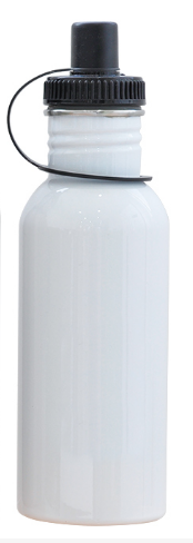 Botella Blanca de Acero Inoxidable 600 ml Blanca para Sublimación