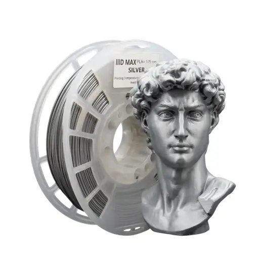 [700512752625] Filamento PLA IIID MAX Plata Silver 1.75 mm para Impresión 3D