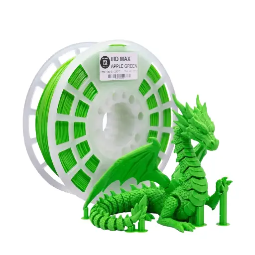 [700512752519] Filamento PLA IIID MAX color verde manzana Apple Green 1.75 mm para impresión 3D