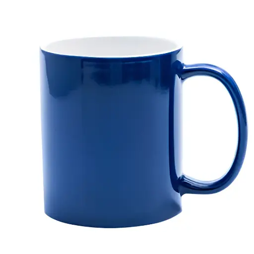 [1000302] Taza Mágica para Sublimar de Cerámica 11 oz Azul Brillante (Gloss) McKAKO